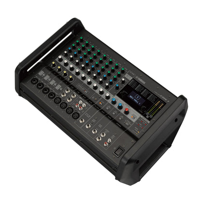 [CLEARANCE] Yamaha EMX7 12-Channel 710W Portable Powered Audio Mixer and Class D Amplifier with Extensive Inputs, Built-In 24 SPX Effects, 1 Knob Master EQ and Flex 9 Graphic Equalizer, Feedback Suppresor and Large Handles