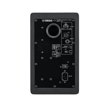 Yamaha HS5 HS5W 5" 70W 2-Way Bass Reflex Powered Studio Monitor Passive Speaker with Bi-Amplified Nearfield Monitoring, XLR 3 Pin and 3.5mm TRS AUX Inputs and Room and High Trim Controls for Audio Production and Recording (Black, White)