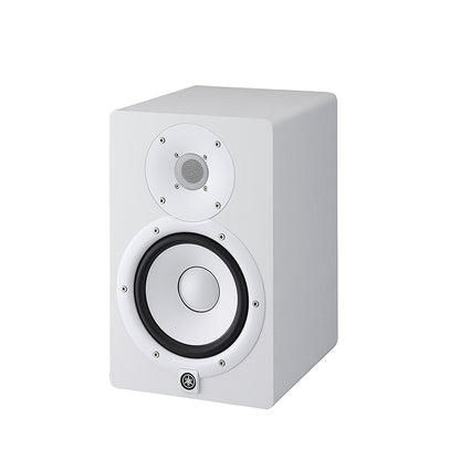 Yamaha HS7 HS7W 6.5" 95W 2-Way Bass Reflex Powered Studio Monitor Passive Speaker w/ Bi-Amplified Nearfield Monitoring, XLR 3 Pin and 3.5mm TRS AUX Inputs and Room and High Trim Controls for Audio Production and Recording (Black, White)