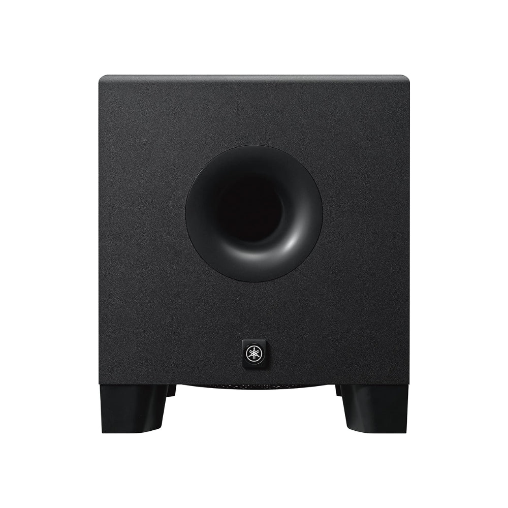 Yamaha HS8S 8" 150W 2-Way Bass Reflex Powered Subwoofer Speaker with Extensive XLR and TRS Input Connectors and PHASE Switch for Audio Production and Recording (Black)