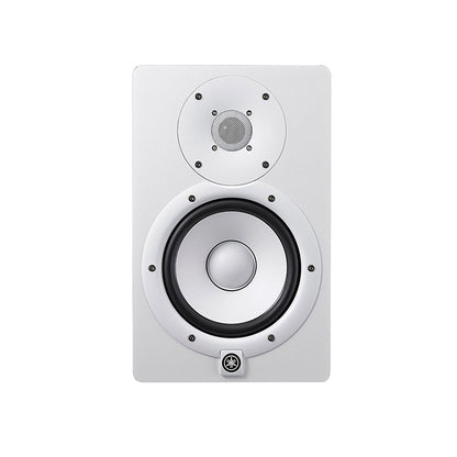 Yamaha HS8 8" 120W 2-Way Bass Reflex Powered Studio Monitor Passive Speaker with Bi-Amplified Nearfield Monitoring, XLR 3 Pin and 3.5mm TRS AUX Inputs and Room and High Trim Controls for Audio Production and Recording (Black, White)