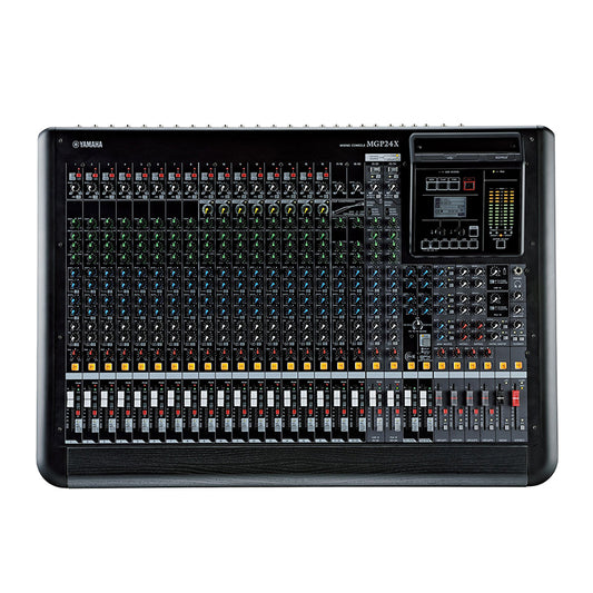 Yamaha MGP24X 24-Channel Premium Audio Console Mixer with 16 Built-In SPX Effects, XLR RCA Pin AUX Stereo and USB Digital Input, Recording / Playback, 3-Band Graphic EQ Equalizer for Studio and Recording | MGP 24X