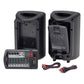 Yamaha STAGEPAS 400BT 8" 400W 2-Way Bass Reflex Passive PA Speaker System with 8-Channel Detachable Mixer, Bluetooth and Hi-Z Switch, Onboard Feedback Suppressor, Reverb Footswitch and Stereo / Mono Input