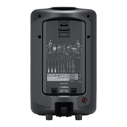 Yamaha STAGEPAS 600BT 10" 600W 2-Way Bass Reflex Passive PA Speaker System with 10-Channel Detachable Mixer, Bluetooth and Hi-Z Switch, Onboard Feedback Suppressor, Reverb Footswitch and Stereo / Mono Input