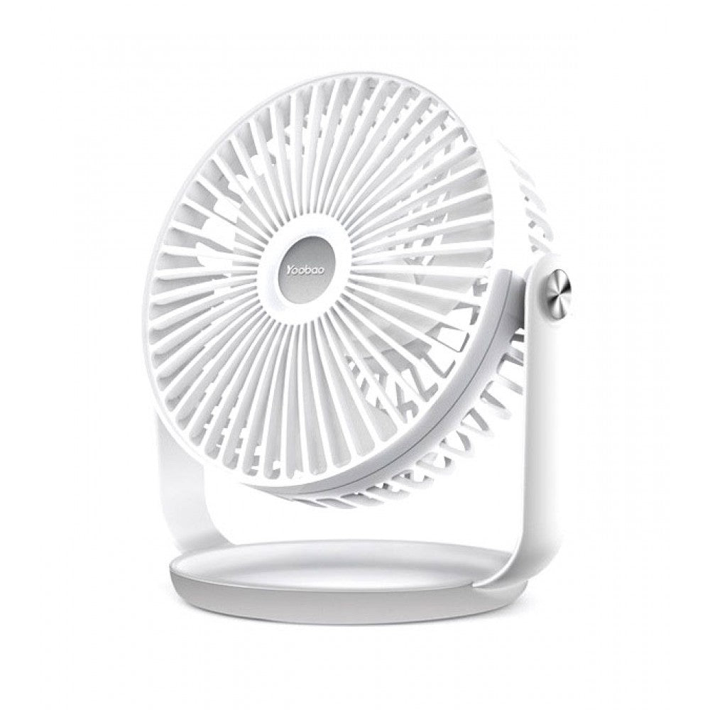 Yoobao F2 Pro 10000mAh Rechargeable Desktop Fan with 360 Degree Rotation, 3 Fan Modes, Up to 50 Hrs. USB Type C