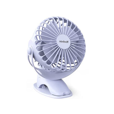 [CLEARANCE] Yoobao Y-F04 6400mAh USB Handheld Mini Air-Cooling Fan Rechargeable with Clip and 4-Level Wind Speed (Green)