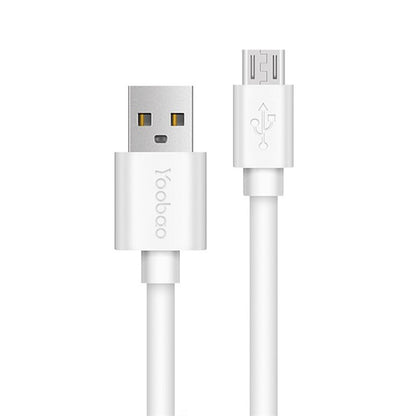 [CLEARANCE] Yoobao 1.2m Type C, Micro USB Fast Charging Data Sync Cable for Smartphones (White) | YB-400C