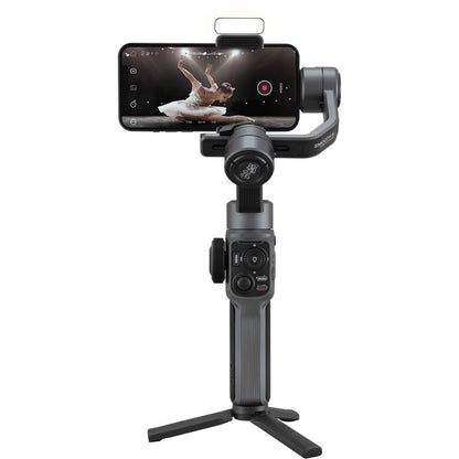 [CLEARANCE] Zhiyun Smooth 5 Combo Smartphone 3-Axis Gimbal Stabilizer Kit with Tripod, 12 Hours Battery Life, USB-C PD Fast Charging, On-board and Mobile App Controls for iPhone & Android Phone
