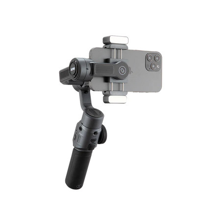 [CLEARANCE] Zhiyun Smooth 5 Combo Smartphone 3-Axis Gimbal Stabilizer Kit with Tripod, 12 Hours Battery Life, USB-C PD Fast Charging, On-board and Mobile App Controls for iPhone & Android Phone