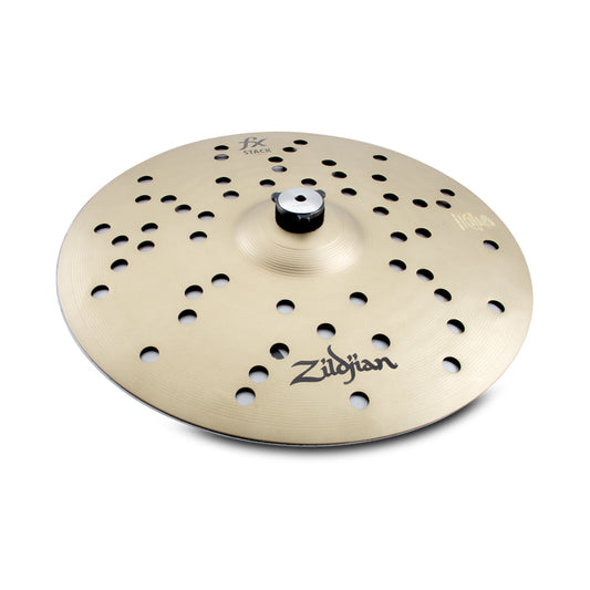 Zildjian FX 8"/10"/12"/14"/16" Stacks Pair Cymbals with Cymbolt Mounts, Alloy Top, Cold Rolled Steel Bottom, Trashy Raw Sounds for Drums | FXS
