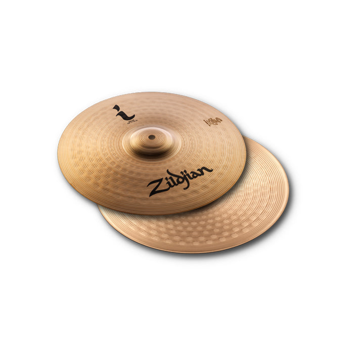 Zildjian I Family 14-inch HiHat Pair Gold Alloy Cymbals with High Pitch Bright Sound for Drums | ILH14HP