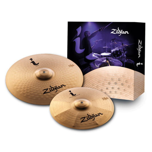 Zildjian I Family Expression Traditional Cymbal Pack with 14" Trash Crash HiHat Top and 17" Crash for Drums | ILHEXP1