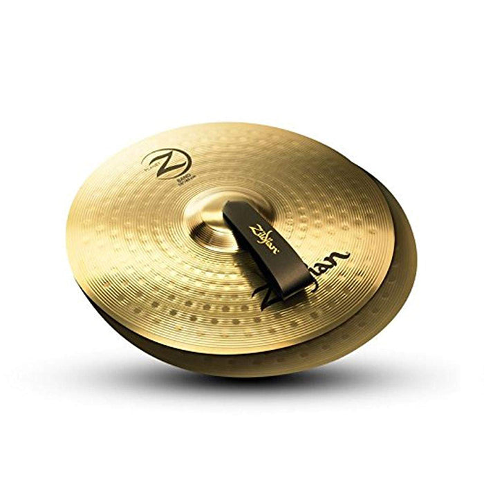 Zildjian Planet Z 16/18-inch Hi-Hat Nickel-Silver Alloy Band Cymbals with Brilliant Sound for Concert Performances | PLZ16BPR, PLZ18BPR