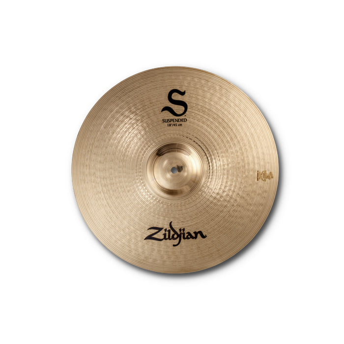 Zildjian S Suspended 18-inch Cymbals with Full Range of Dynamics, Soft Crescendos to Fortissimo Crashes for Concert Band Drums | S18SUS