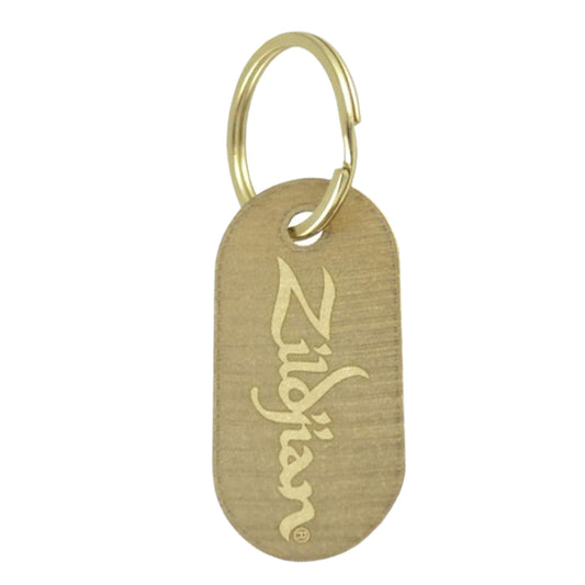 Zildjian Bronze Dog Tag Keychain with Laser-Etched logo for Drummers and Musicians | T3907