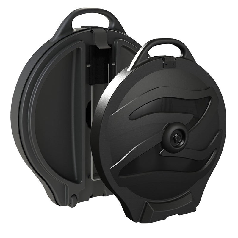 Zildjian 24" Rolling Cymbal Vault Hard Case with Interior Foam Padded, Integrated Roller Wheel (Black) | ZVAULT24