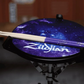 Zildjian 6" Galaxy Practice Pad with Solid MDF Black Base for Beginners Player, Drummers | ZXPPGAL06