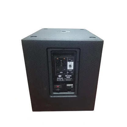 KEVLER KRX-615SA 15" 600W Powered Active Subwoofer Bass Speakers (PAIR) with Built-In Class D Amplifier, XLR and 6.5mm TRS AUX Line In and Vertical Pole Mounting Port