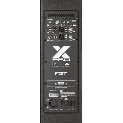 FBT X-Pro 115A 15" 1200/300W 2-Way Rotatable Active Speaker with Built-in 3 Channel Mixer, Bluetooth and DSP