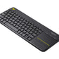 Logitech K400 Wireless Touch Keyboard with Built-In Multi-Touch Touchpad Black