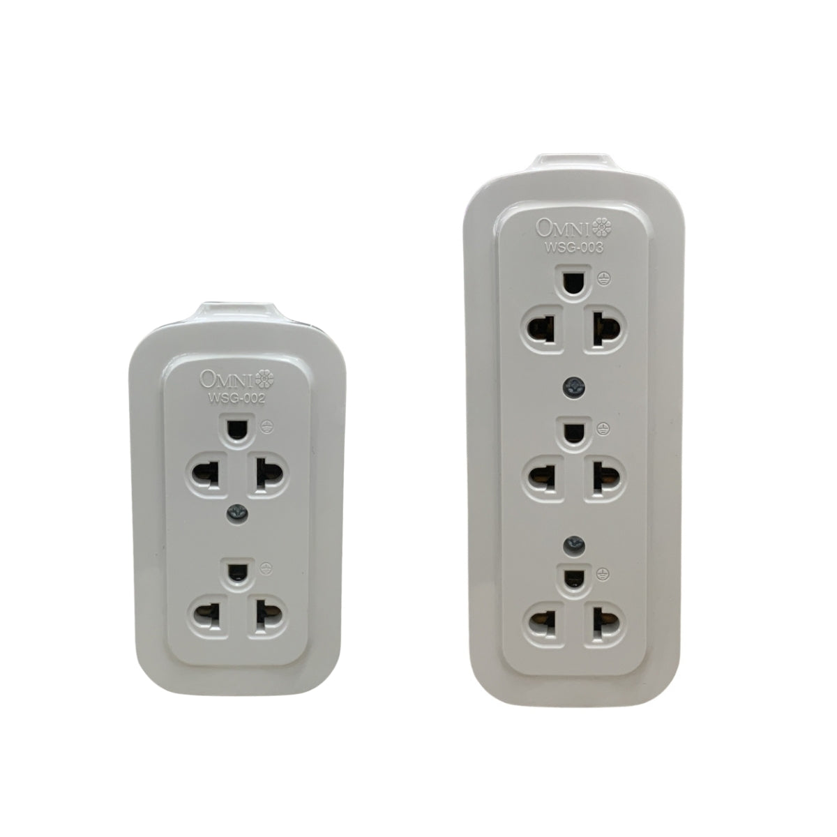 OMNI Surface Convenience Outlet Socket with Ground (2 Gang, 3 Gang) 10 ...