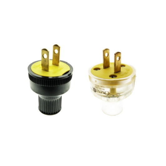OMNI Heavy Duty  Regular Rubber Male Plug 10A 220V for Home Outlet Sockets  (Black, Transparent) | WHR-002 WHR-102
