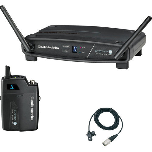 Audio Technica ATW-1101/L System 10 Digital Wireless Lavalier Microphone Set