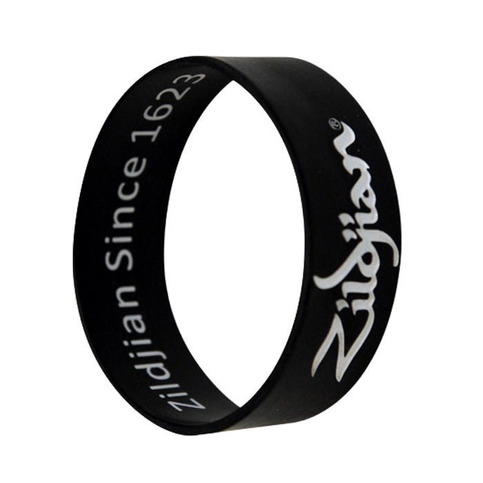 Zildjian Silicone Wristband Bracelet Baller for Drummers and Musicians (Black) | T4543