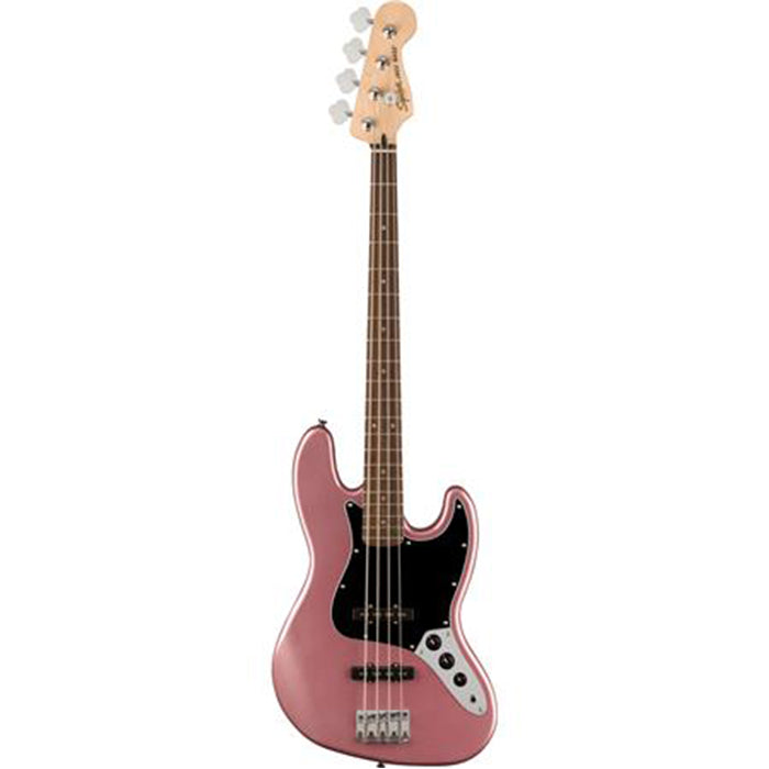 Squier by Fender Affinity Series 4-String Electric Guitar with SS Pickup, 20 Frets, C-Shaped Jazz Bass Vintage-Style (Burgundy Mist, Sunburst, Black, Charcoal Frost Metallic)
