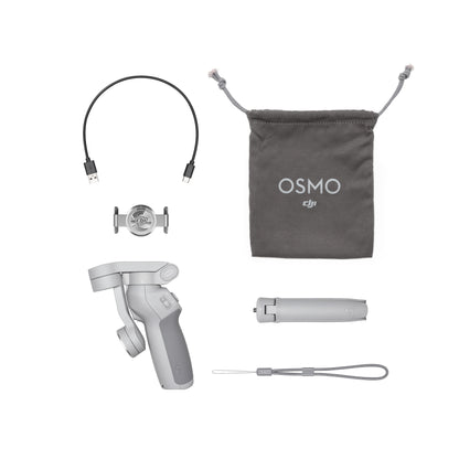 DJI Osmo Mobile SE 3-Axis Gimbal Stabilizer with Gesture Controls ActiveTrack 3.0 Subject Tracking Detachable Magnetic Mount for Smartphones