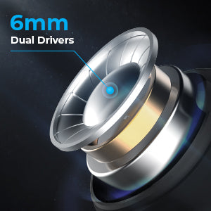 [CLEARANCE] Tribit FlyBuds C1 Bluetooth 5.2 True Wireless Earbuds with 50h Playtime and up to 90% Noise Cancellation feature with 4 built-in Mics