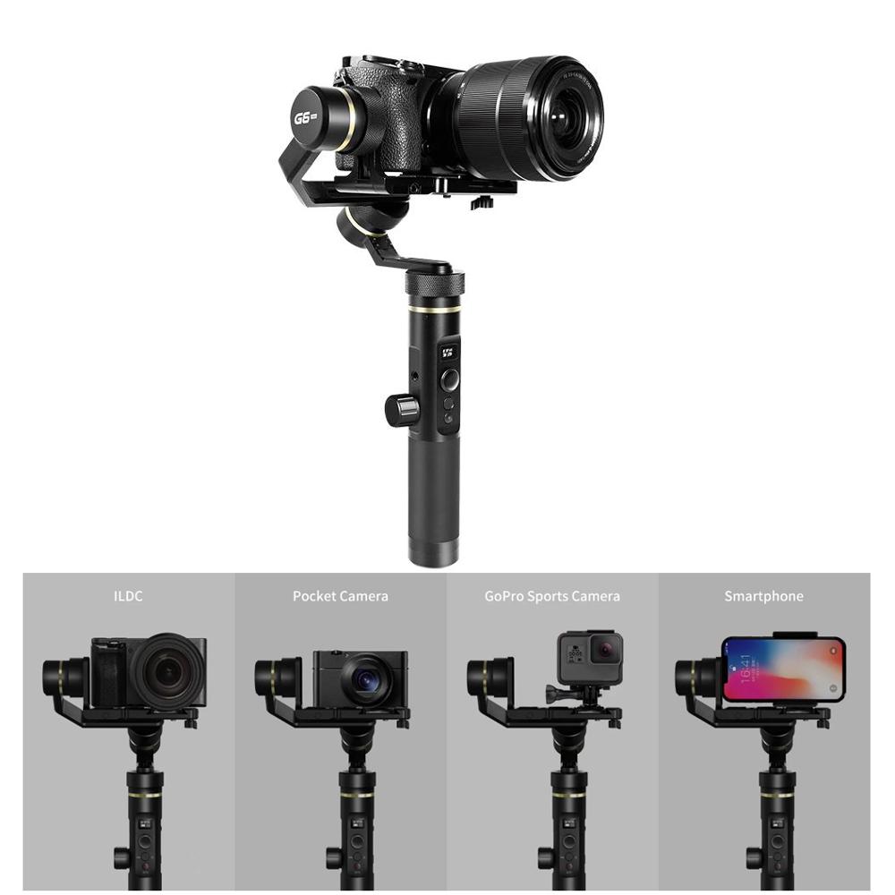 Feiyu G6 PLUS Splashproof Handheld Gimbal for Action Camera, Smartphone and Digital Camera