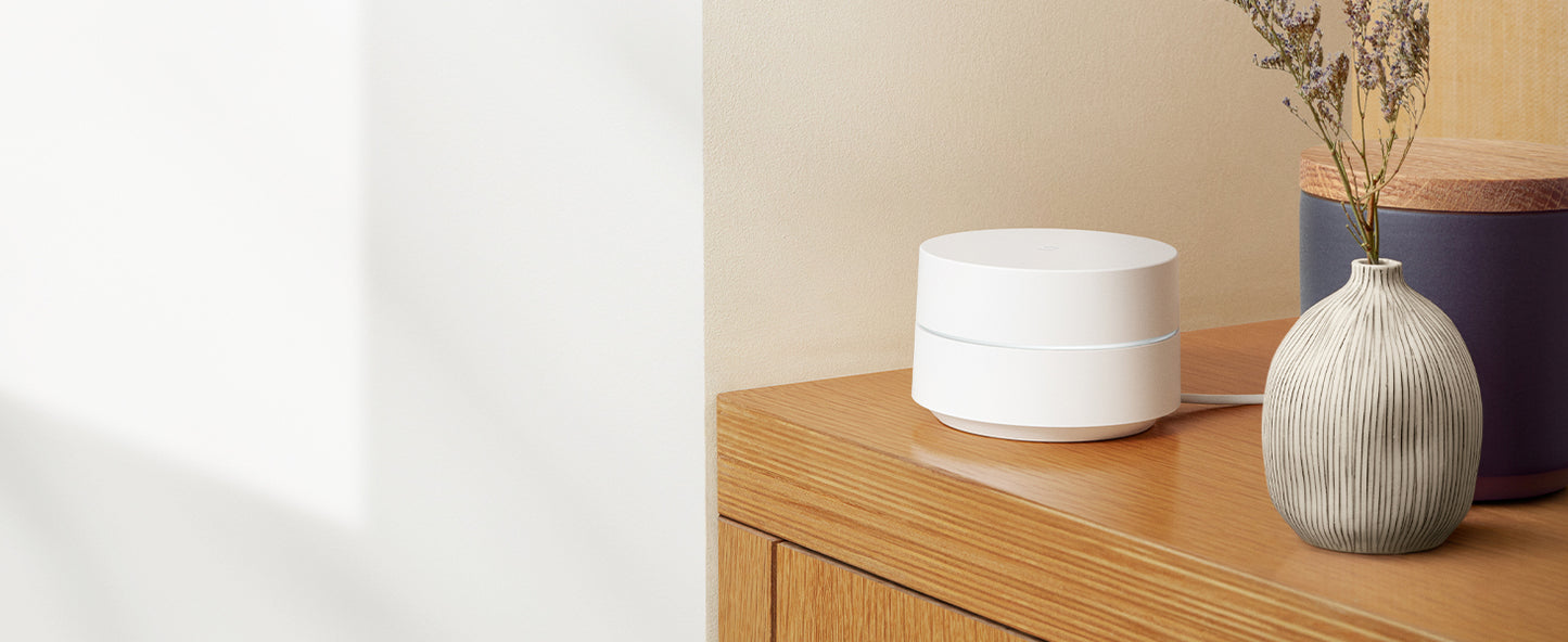 Google Wifi Router up to 1500sq feet Coverage with Control Feature via Google Home App