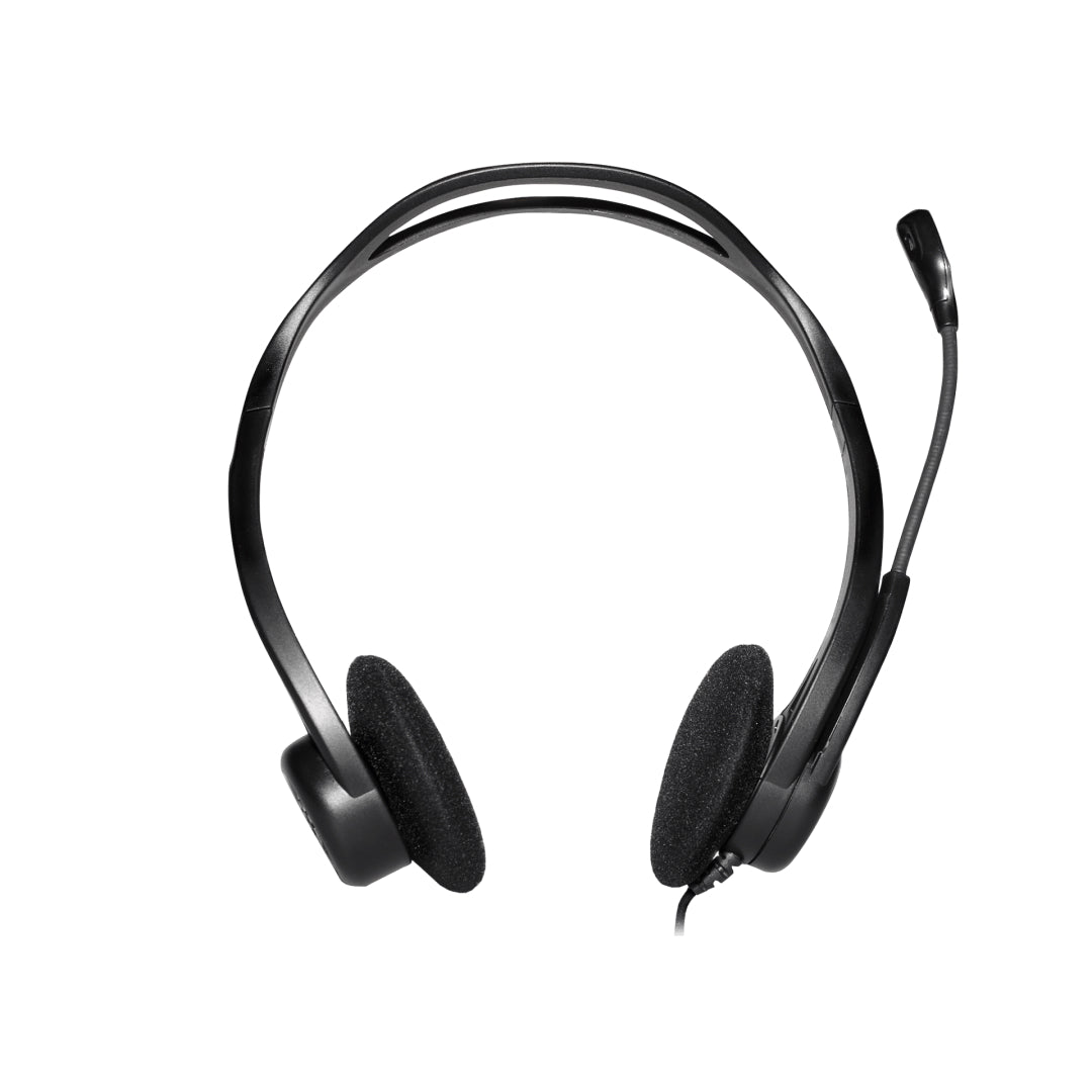 Logitech H370 USB Headset with Noise-Canceling Microphone, In-Line Control and Adjustable Headband