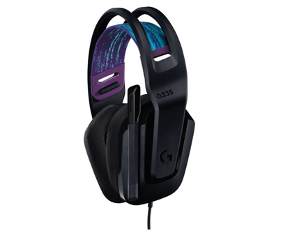 Logitech G335 Wired Gaming Headset with 3.5 mm Audio Jack for PC, Xbox, PlayStation and Mobile Device (Black, White)