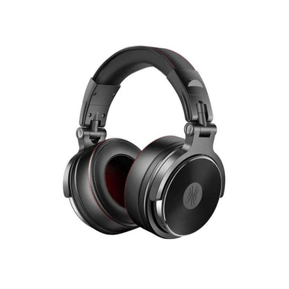 OneOdio Pro 50 Adapter-Free Over Ear Wired Headphones 90 Degree Rotatable for Sound Isolation, Studio Monitoring and Mixing (Black, Champagne)