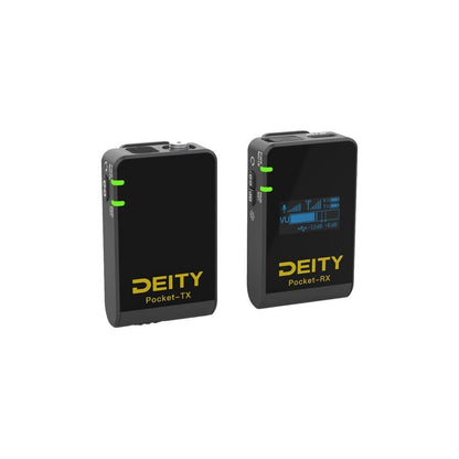 Deity Pocket Wireless Omnidirectional Clip-On Microphone System with 65M Range Operation, 5-Hour Battery Life, 3.5mm TRRS Cable (Black, White)