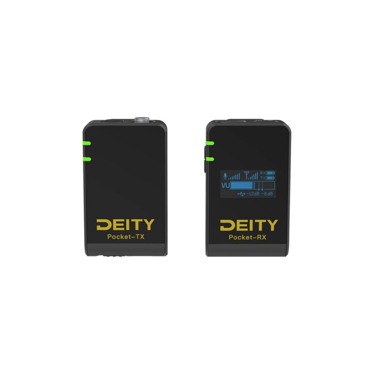 Deity Pocket Wireless Omnidirectional Clip-On Microphone System with 65M Range Operation, 5-Hour Battery Life, 3.5mm TRRS Cable (Black, White)