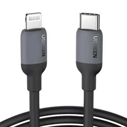 [CLEARANCE] UGREEN USB Type-C to Lightning Cable 3A Fast Charging Data Sync Silicone Cable Power Delivery PD 20W with 480Mbps Transfer Speed (1M) (Pink) | 203