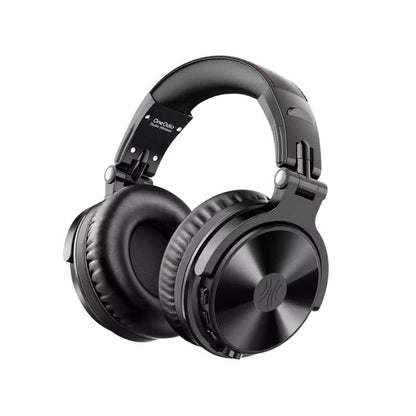 [CLEARANCE] OneOdio Pro C Wireless Over The Ear Headphones with 1000mAh, Bluetooth, In-Line Mic, 110 Hours Battery Life, Foldable Ergonomic Design (Silver)
