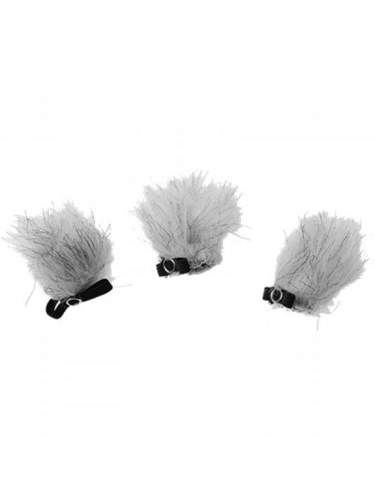 Boya BY-B05 Fluffy Fur Windshield for Lavalier Microphone - 3-pack for BY-M1, BY-WM8, BY-WM6, BY-WM5, BY-WM4, BY-LM400, BY-LM300 and more