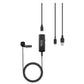 Boya BY-DM10 Lightning Cable Lavalier Lapel Microphone Mic Clip-on Omni-directional Apple iPhone Smartphone and iPad Tablet