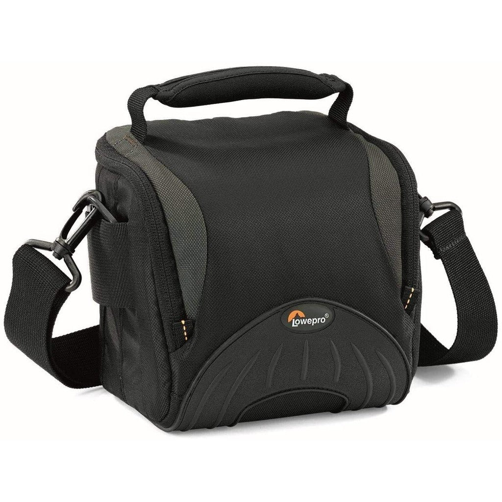 Lowepro Apex 140 AW Shoulder Bag - for Digital SLR Camera with Lens Attached plus Accessories (Black)