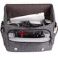Eirmai Camera Messenger Bag Sling Travel Case (fits 1 DSLR, 2 Lenses, Accessories, and Tripod) (EMB-SS08) (Gray)