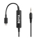 Boya 35C-L 3.5mm to Lightning Connector Audio Microphone Cable Adapter for IOS Devices