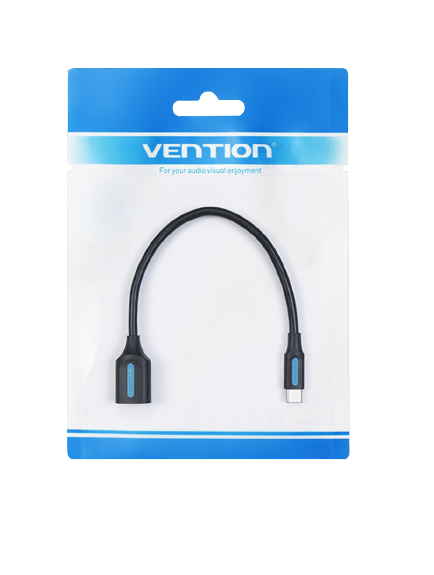 Vention USB 2.0 C Male to A Female OTG 0.15M Cable Nickel Plated 480Mbps (CCS)