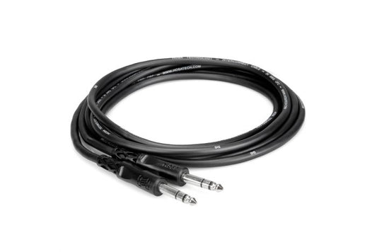 Hosa Technology CSS-110 Stereo 1/4 Male Phone to 1/4 Male Phone TRS Cable - 10'