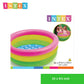 Intex Sunset Glow Baby Pool 24 x 8.5 Inch Round Multicolor Inflatable Swimming Pool for Kids