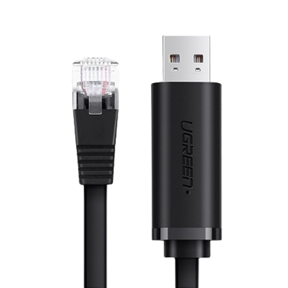[CLEARANCE] UGREEN RJ45 Ethernet LAN to USB 2.0 Type-A Networking Console Cable for PC Laptop and Network Routers and Switches (3M) | 60813