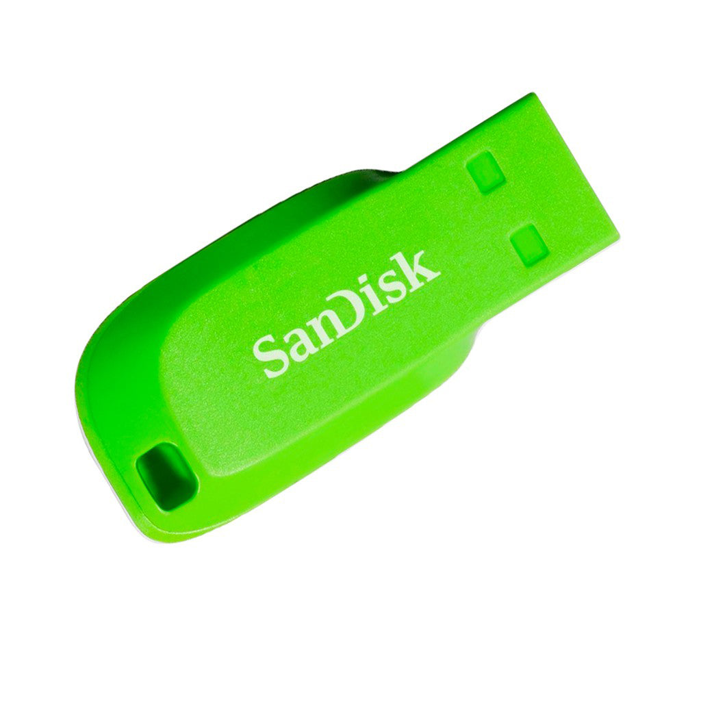 SanDisk Cruzer Blade 16GB USB 2.0 Flash Drive (BLACK, BLUE, GREEN, PINK, WHITE)